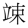 竦的臺灣細(xì)明體