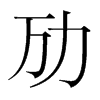 勱的韓國明朝體