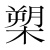 槊的韓國(guó)明朝體