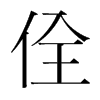佺的韓國明朝體