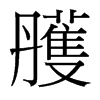 雘的臺(tái)灣細(xì)明體
