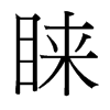 睞的臺(tái)灣細(xì)明體