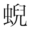 蜺的韓國明朝體