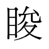 脧的舊字形