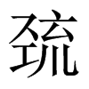 巰的中國大陸宋體