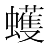 蠖的韓國(guó)明朝體